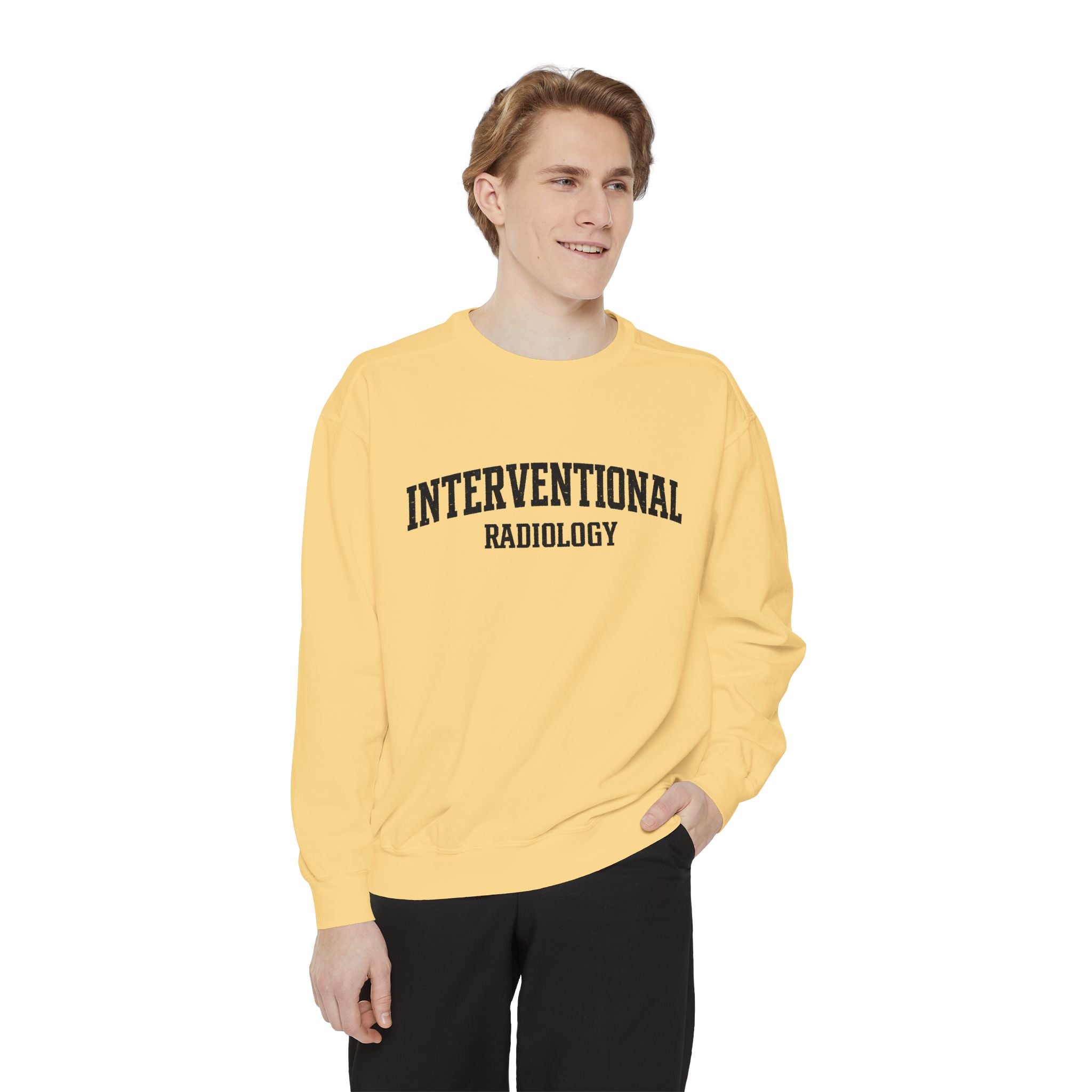 Interventional Radiology Sweatshirt — Vintage Collegiate Medical Crewneck