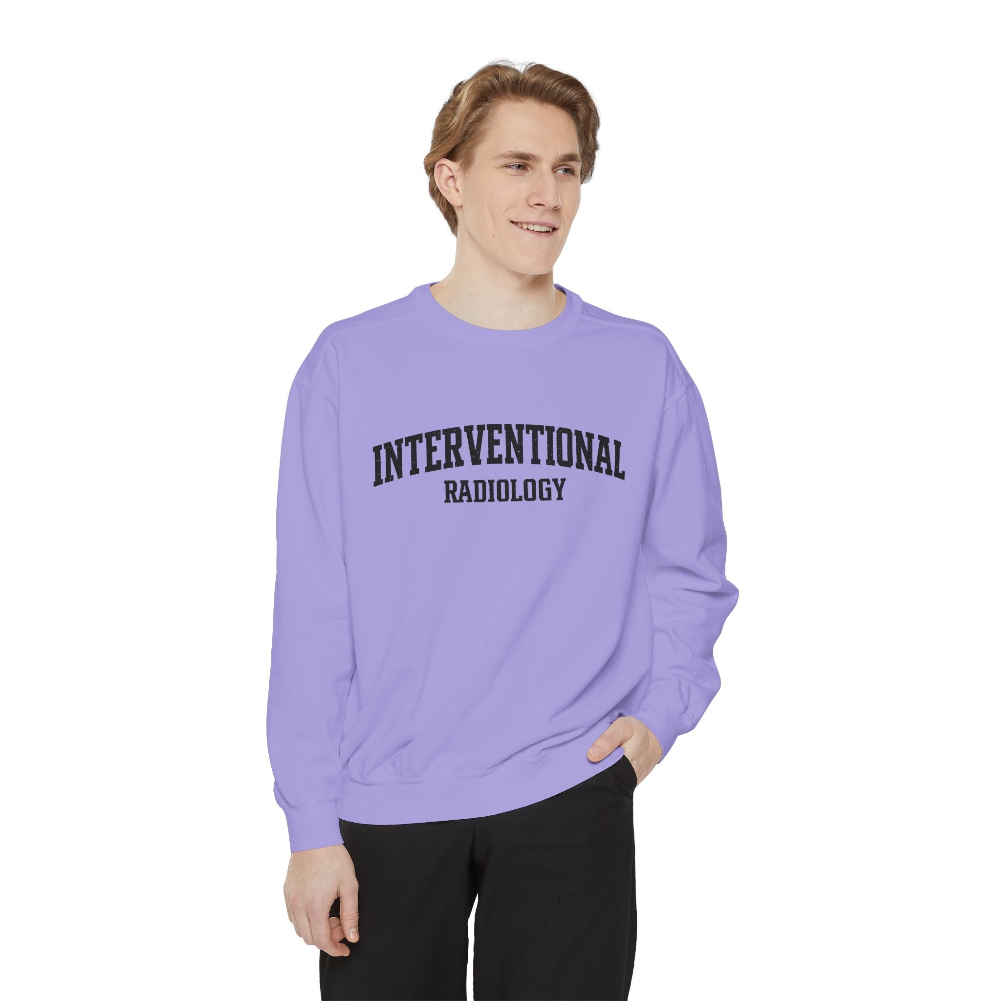 Interventional Radiology Sweatshirt — Vintage Collegiate Medical Crewneck