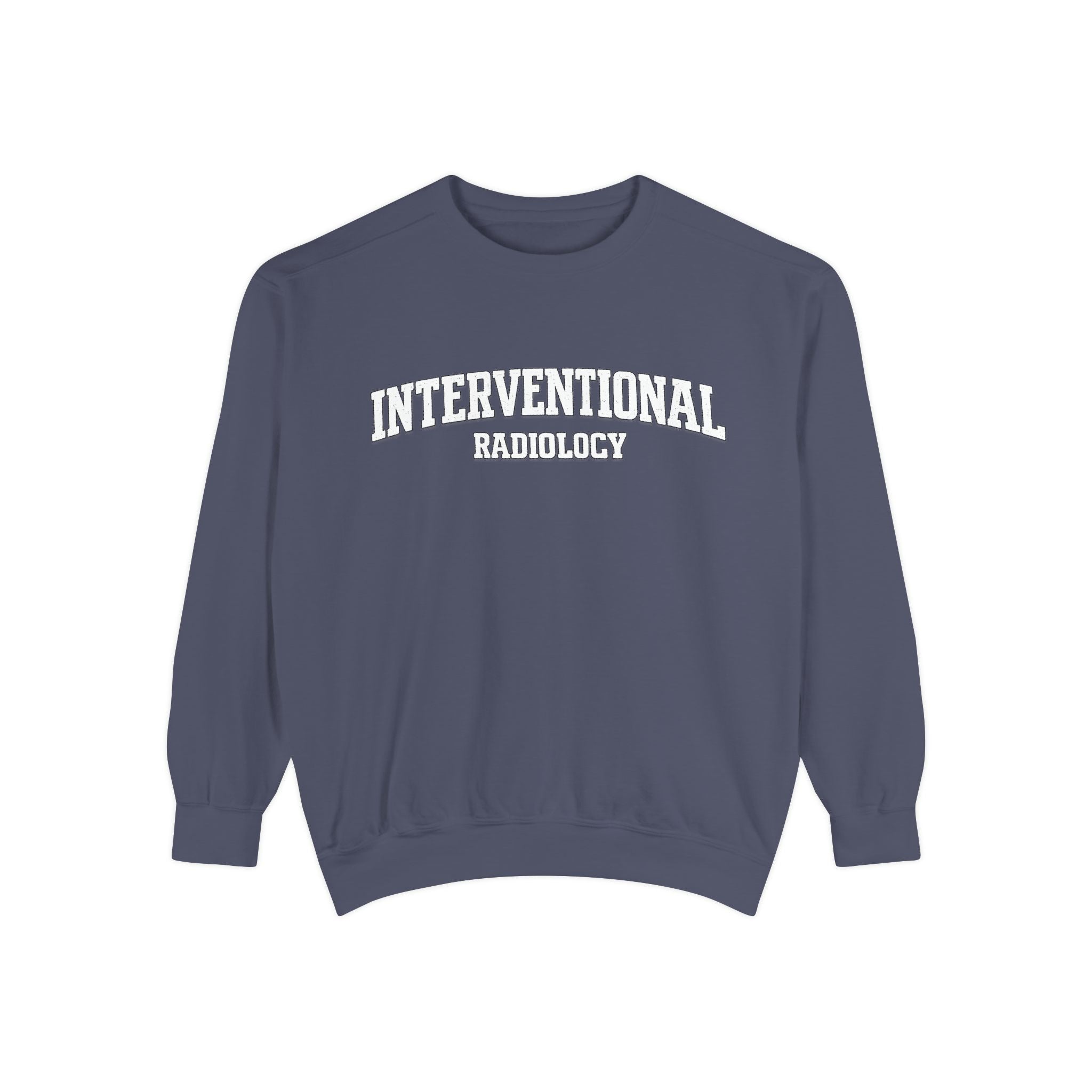 Interventional Radiology Sweatshirt — Vintage Collegiate Medical Crewneck