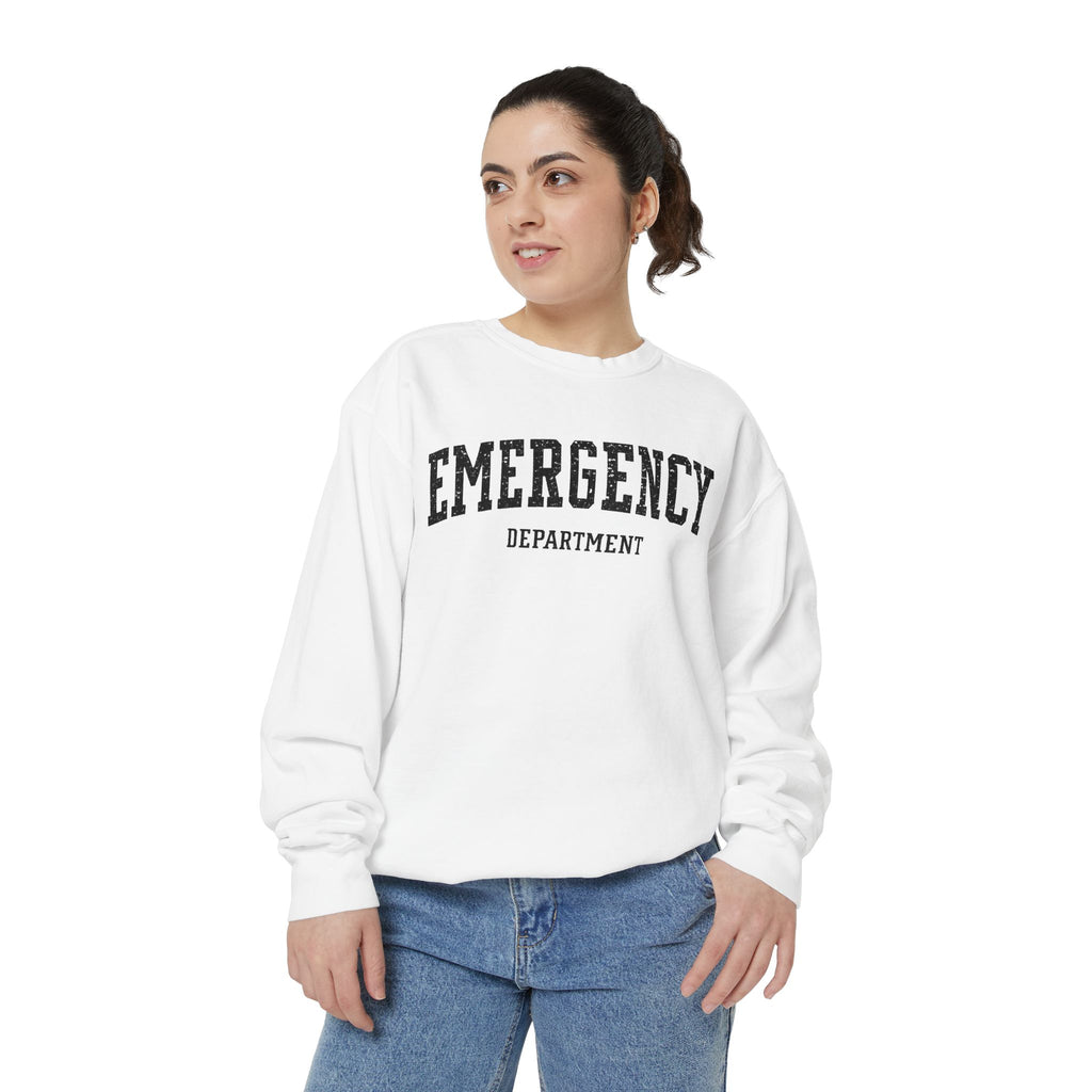 Emergency Department Sweatshirt — Vintage Medical Crewneck