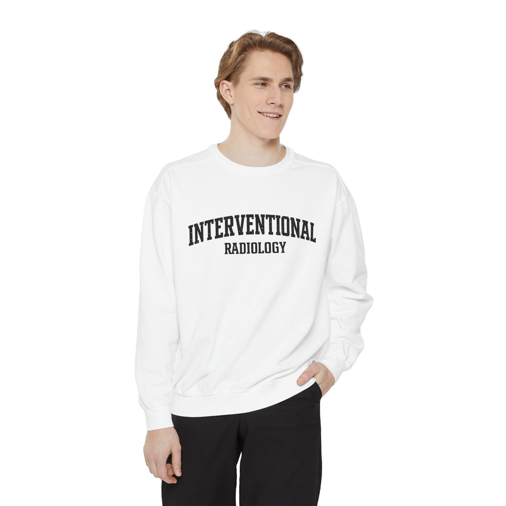 Interventional Radiology Sweatshirt — Vintage Collegiate Medical Crewneck