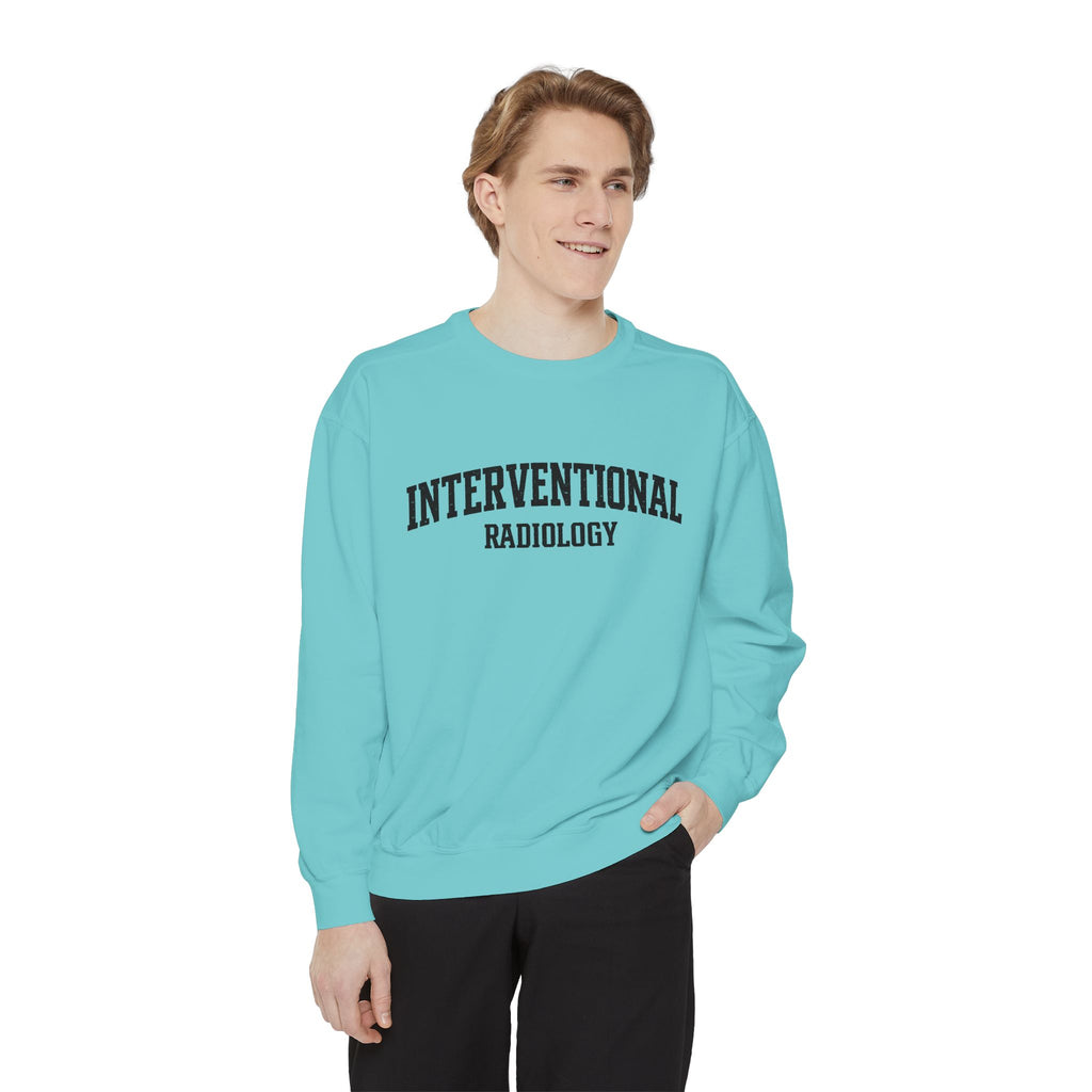 Interventional Radiology Sweatshirt — Vintage Collegiate Medical Crewneck