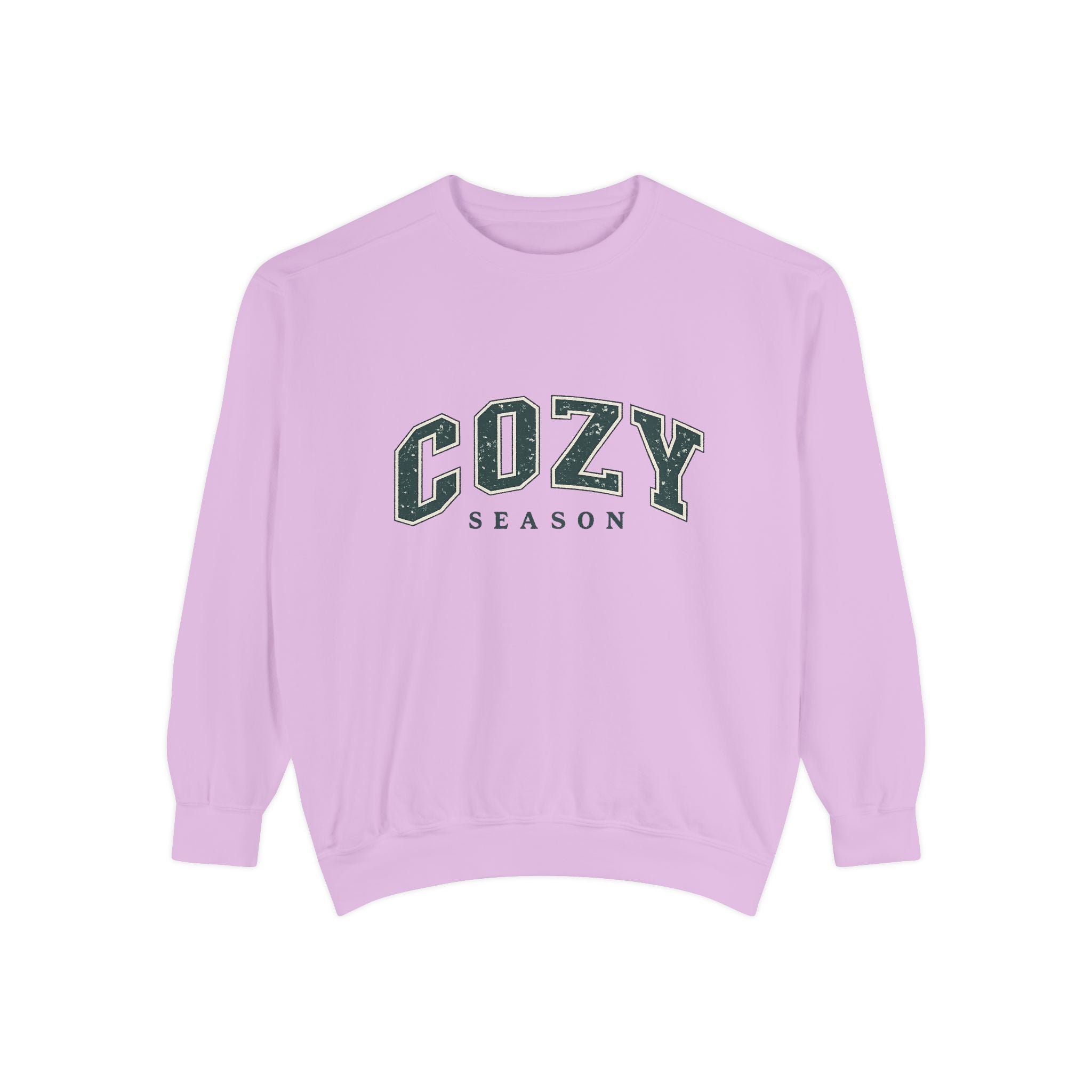 Cozy Season Sweatshirt — Relaxed Garment-Dyed Crewneck