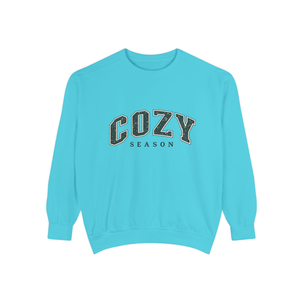 Cozy Season Sweatshirt — Relaxed Garment-Dyed Crewneck