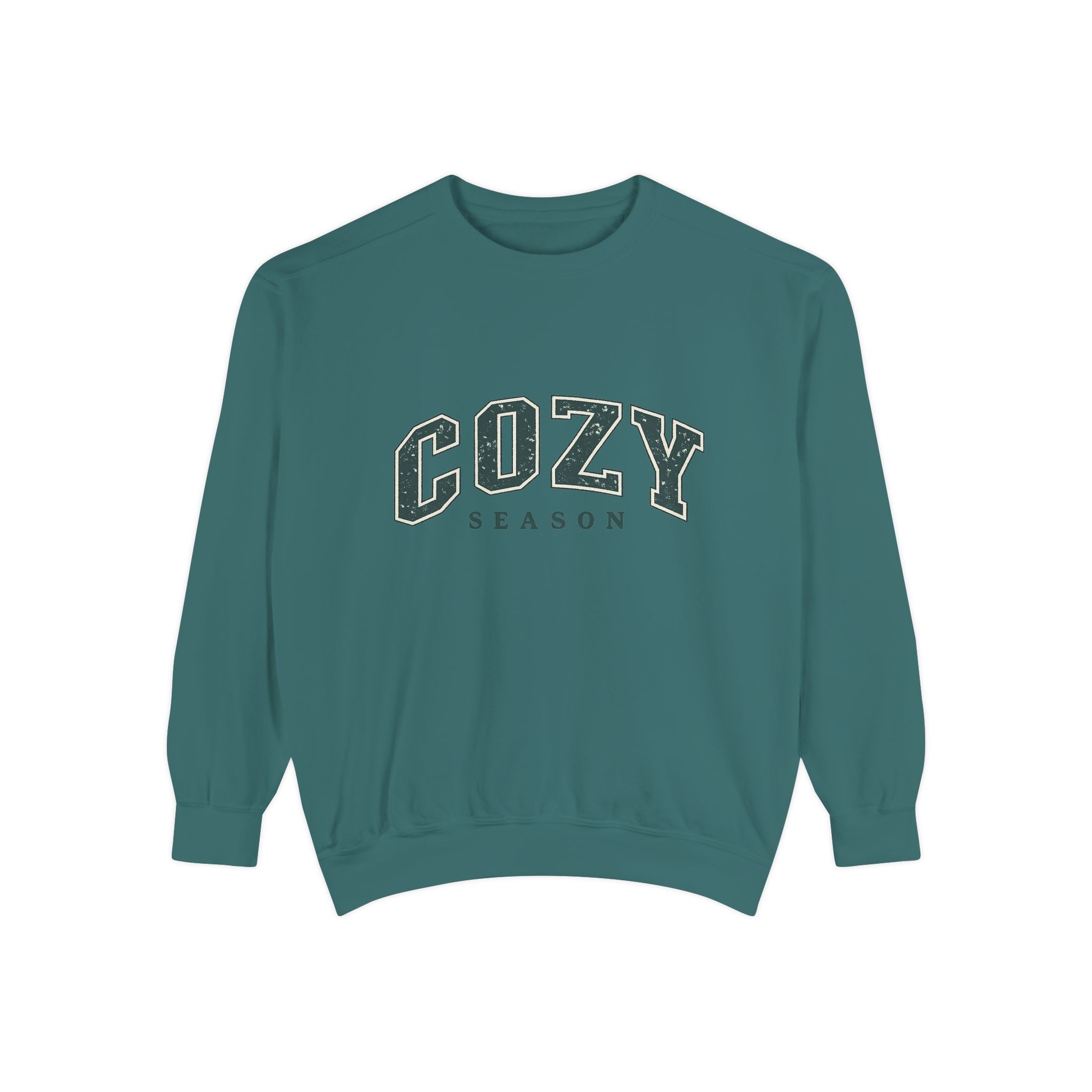 Cozy Season Sweatshirt — Relaxed Garment-Dyed Crewneck