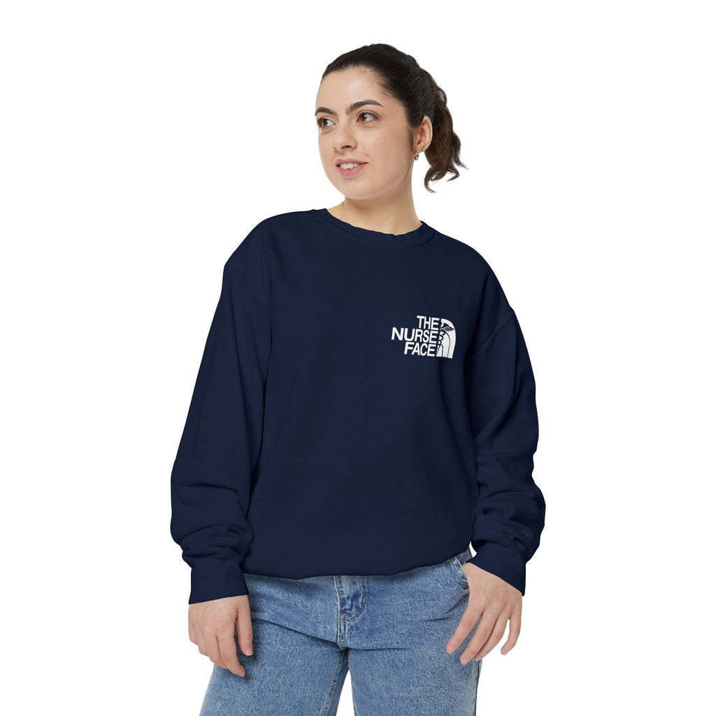 Nurse Face Sweatshirt — 'The Nurse Face' Medical Crewneck