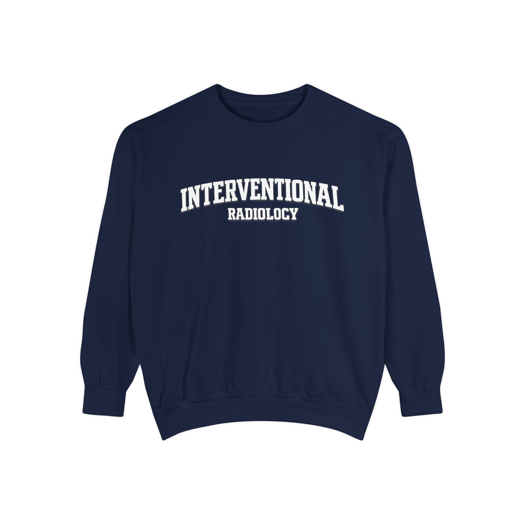 Interventional Radiology Sweatshirt — Vintage Collegiate Medical Crewneck