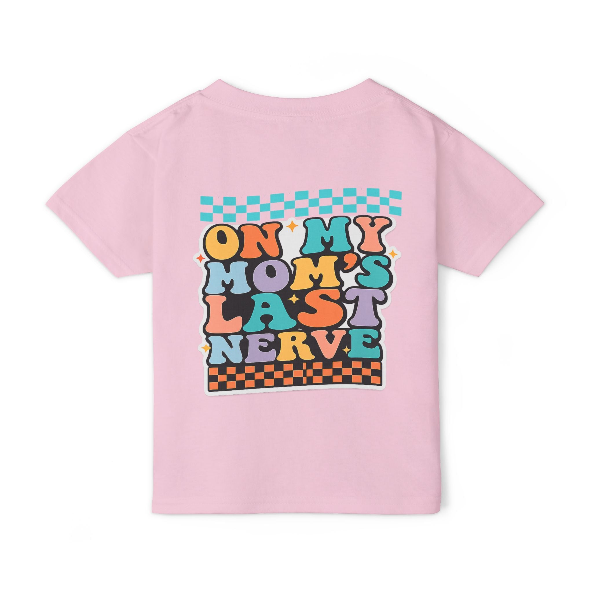 Kid Life Toddler T‑Shirt — 'On My Mom's Last Nerve' Retro Graphic Tee