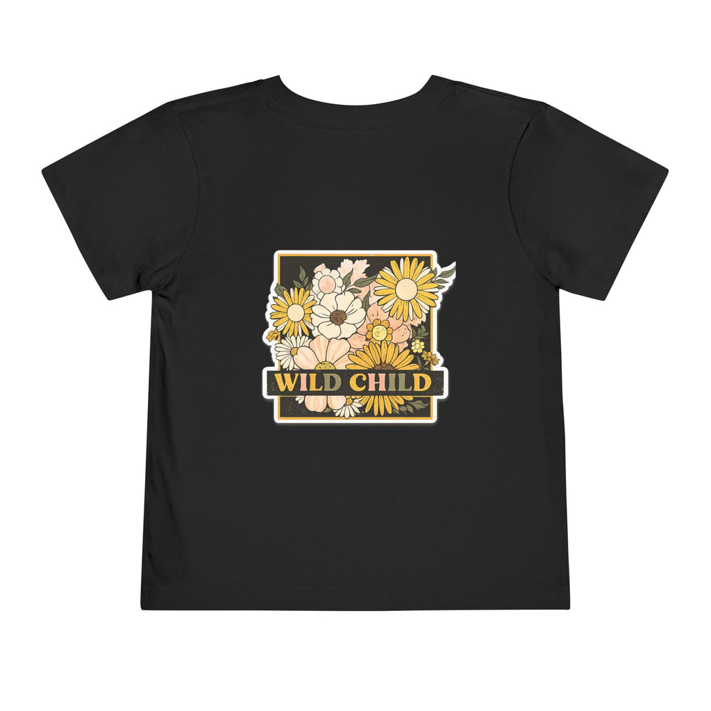 Wild Child Toddler Tee — Retro Floral Baby Shirt