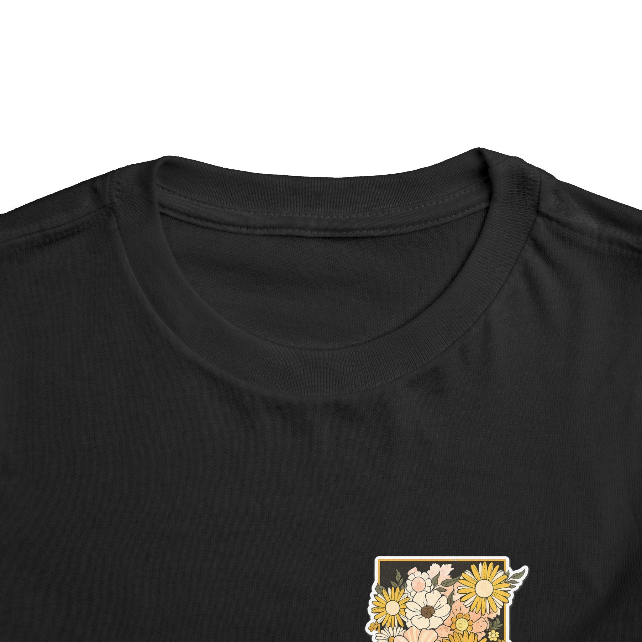 Wild Child Toddler Tee — Retro Floral Baby Shirt