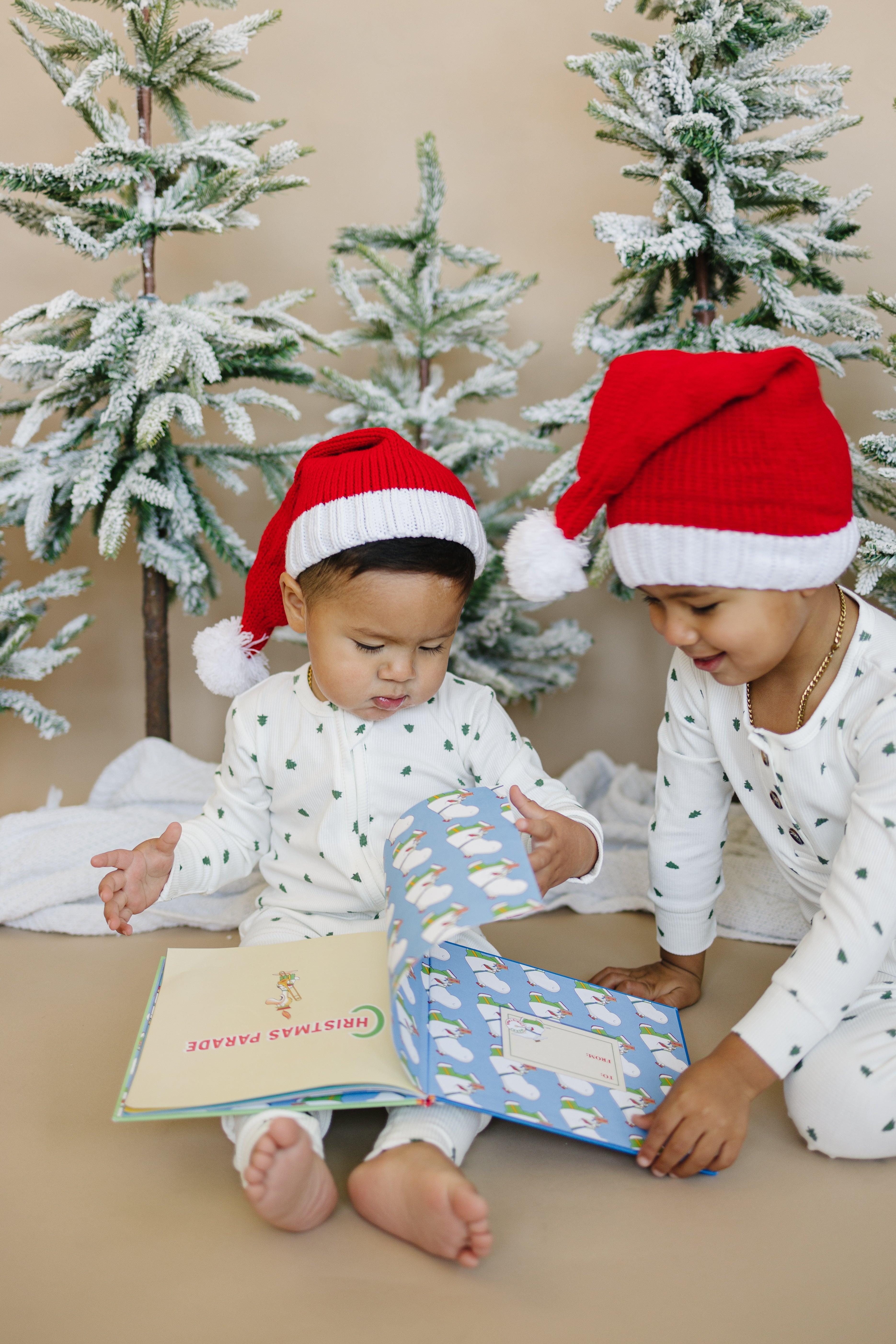 Tiny Trees Ribbed Bamboo 2pc Henley Pajamas